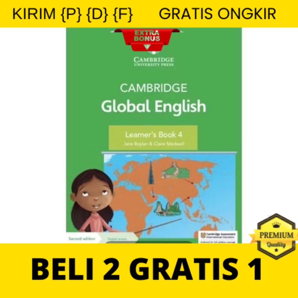 

{P} {D} {F} buku Cambridge Global English Learners book 4