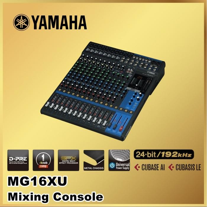 Yamaha MG16XU MG16 XU MG16X MG 16XU 16-Channel Mixing Mixer Console