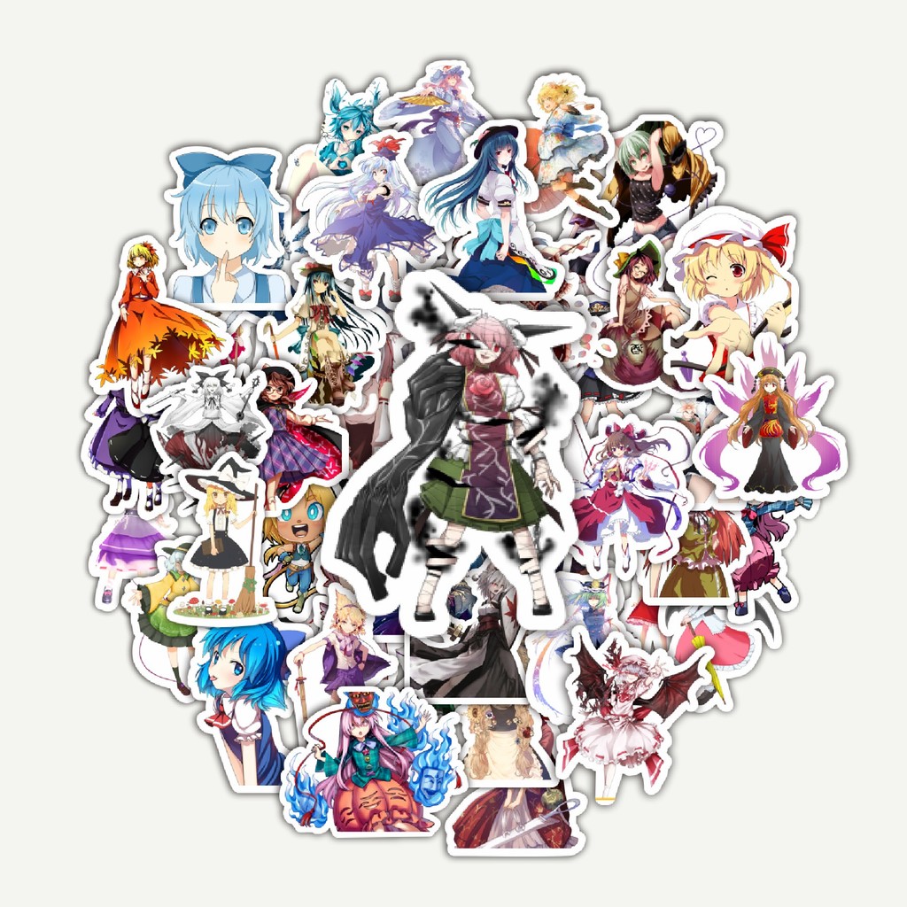 

Sticker Pack Stiker Game Series Touhou Project Karakter Mix 7 | Sticker TUMBLR | Stiker LAPTOP KOPER HELM