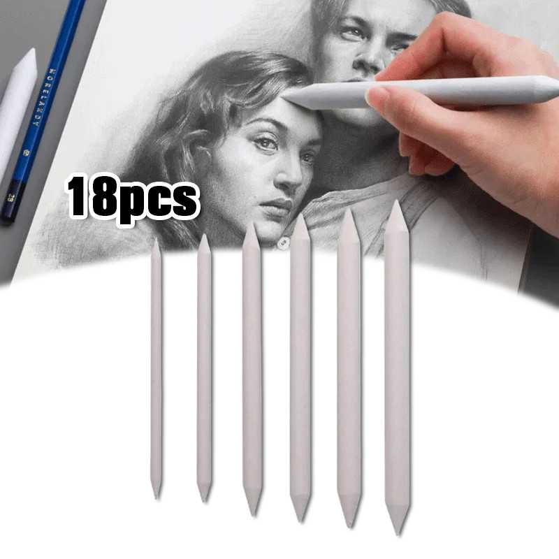 

18pcs Paper Stump Blending Dusel Alat Wajib Teknik Blending Sketsa Pensil
