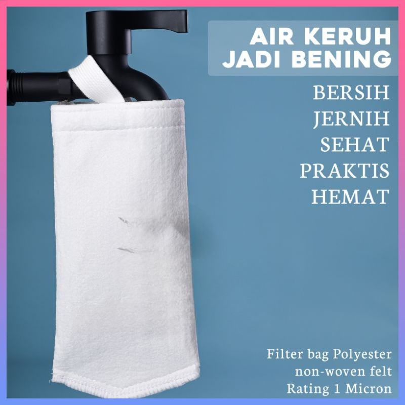 Filter Air Keran Kain Saringan Penjernih Air 1micron