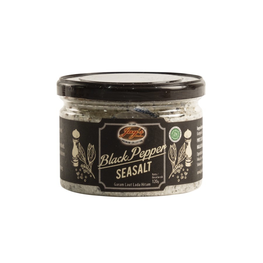 

Jay's Black Pepper Sea Salt 120gr