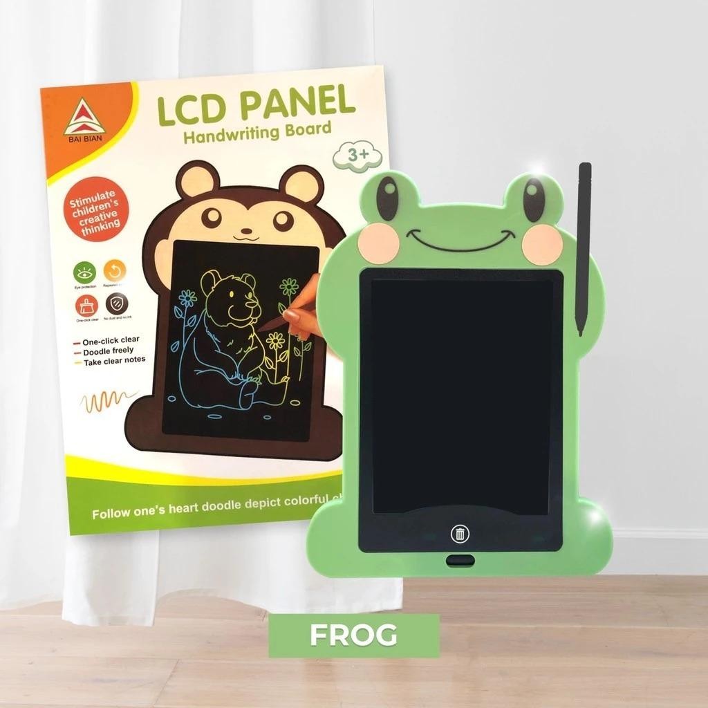 LCD ( KARAKTER ) papan tulis 11 INC Animasi Mainan Tablet Anak Terbaru Viral Edukasi