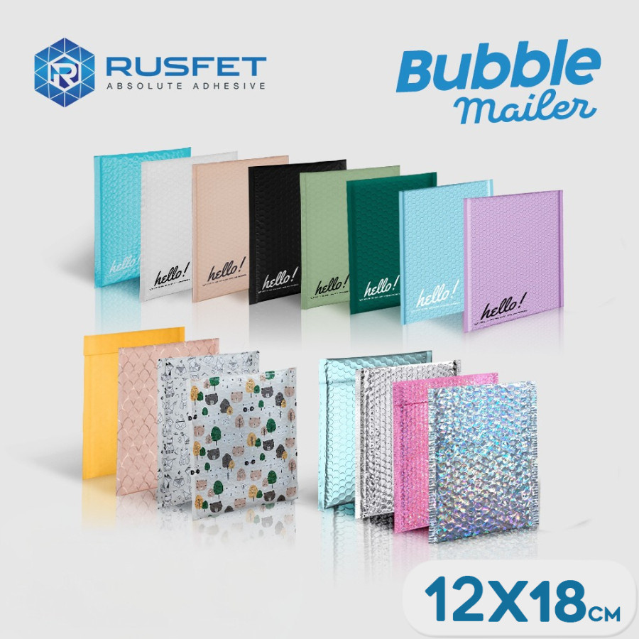 

Amplop Bubble - Bubble Mailer Rusfet 12cm x 18cm