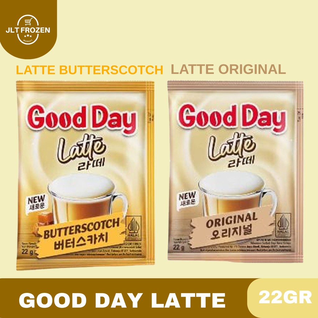 

Good Day Coffee 22g-1PC Rasa Latte Original / Butterscotch / Coffee Instan Premix / Good Day
