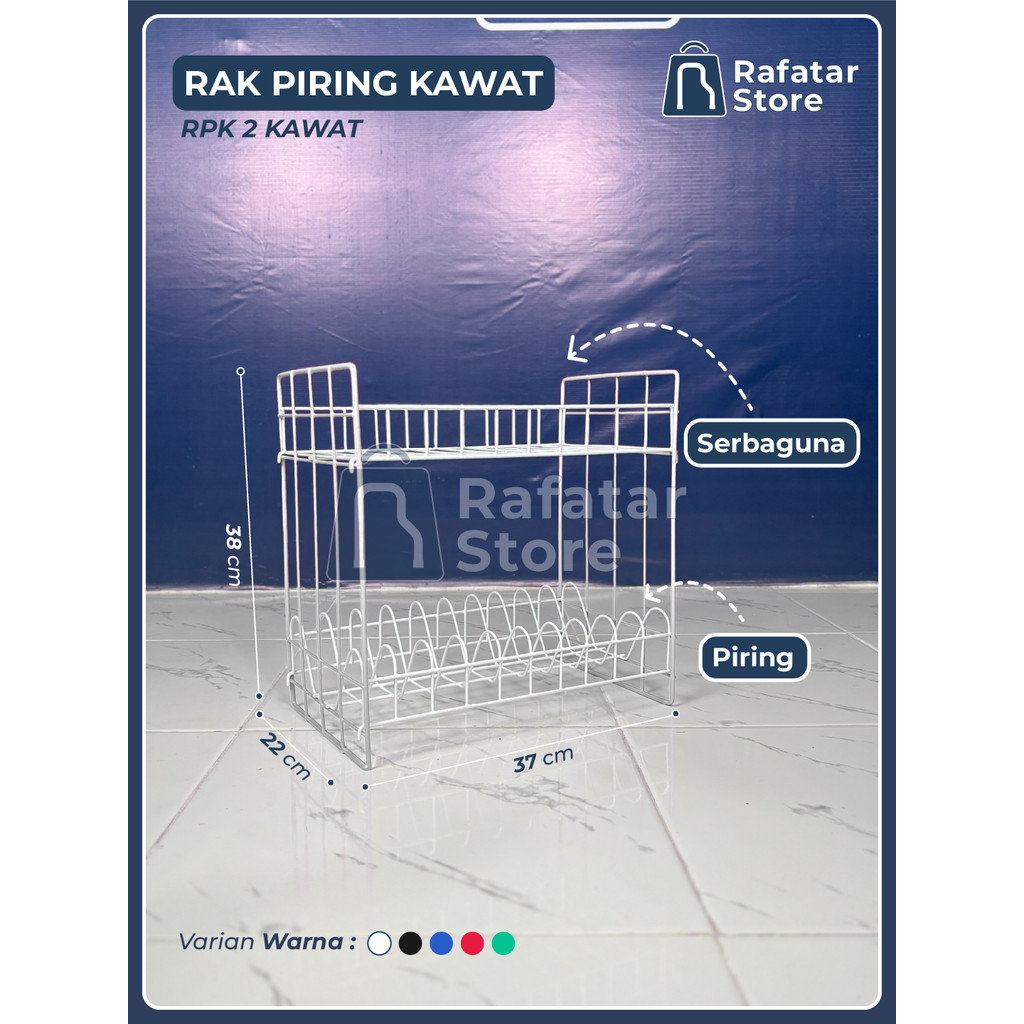 RAK PIRING SUSUN 2 KAWAT // RPK 2 KAWAT // RAK PIRING MINI WASTAFEL SUSUN 2 // RAK PIRING