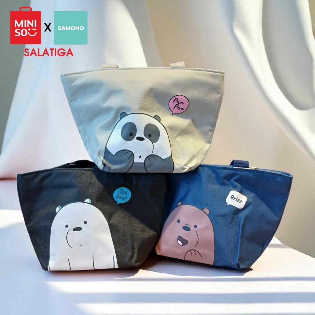 MINISO We Bare Bears Collection Lunch Bag
