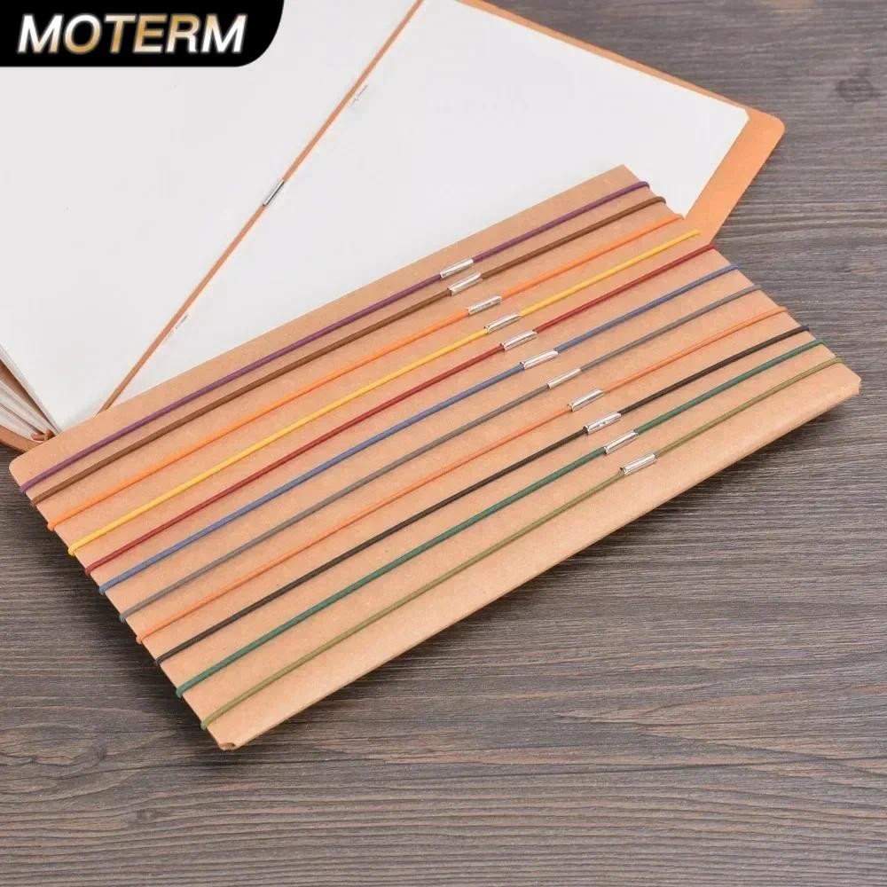 

10 Pieces a Set Spare Rubber Band Leather Notebook Accessory for Travelers Notebook Repair Elastic String Bungee Cord