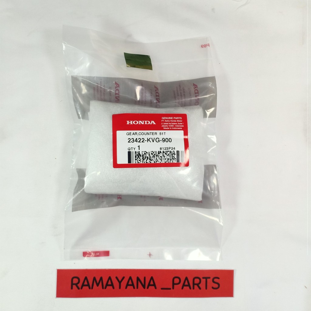 Gear Counter 51T Honda Vario 110 Karburator 23422KVG900