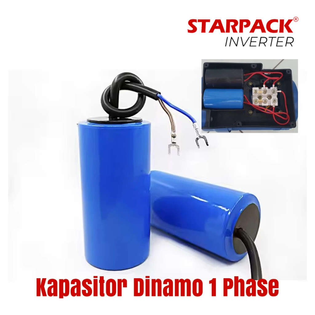 Kapasitor Dinamo / Motor 1 Phase. 150uF, 200uF, 250uF, 300uF, 400uF