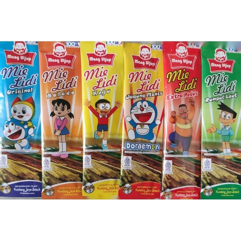 

[AS] MIE LIDI KARAKTER 6 RASA ISI 12 BKS HARGA GROSIR