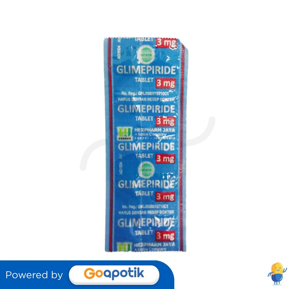Glimepiride Hexpharm 3 Mg Strip 10 Tablet