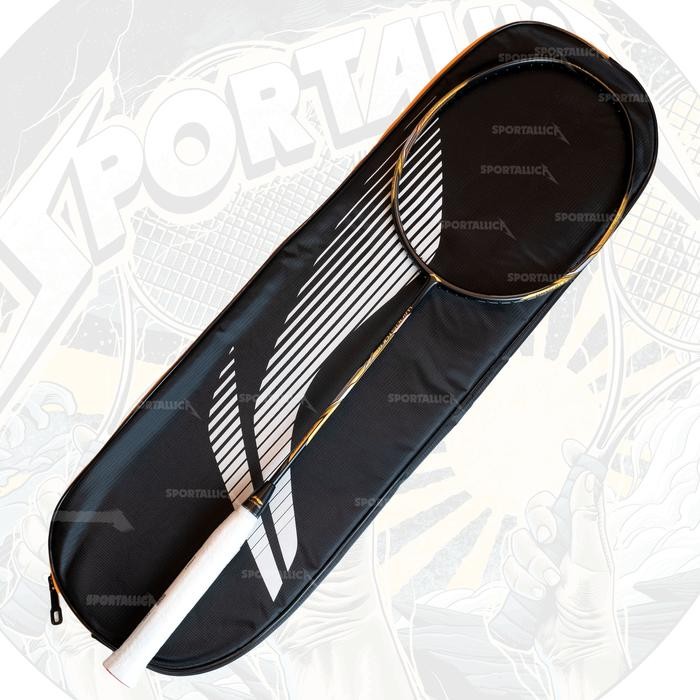 Raket Badminton Li-Ning Lining Windstorm 72 Black/Gold AYPR042