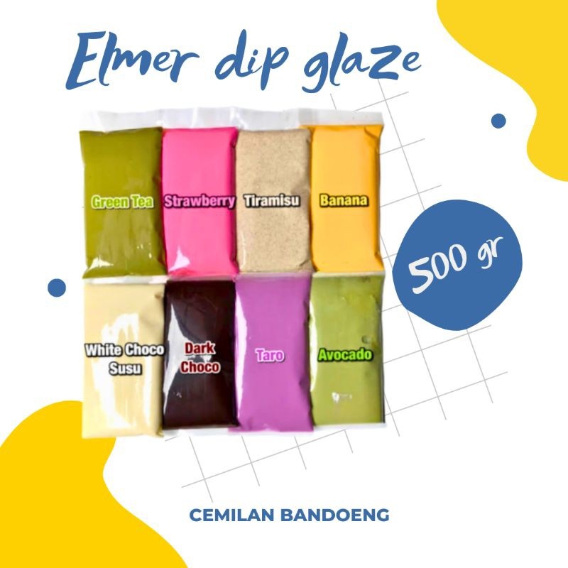 Elmer Dip Glaze kemasan 500 gr