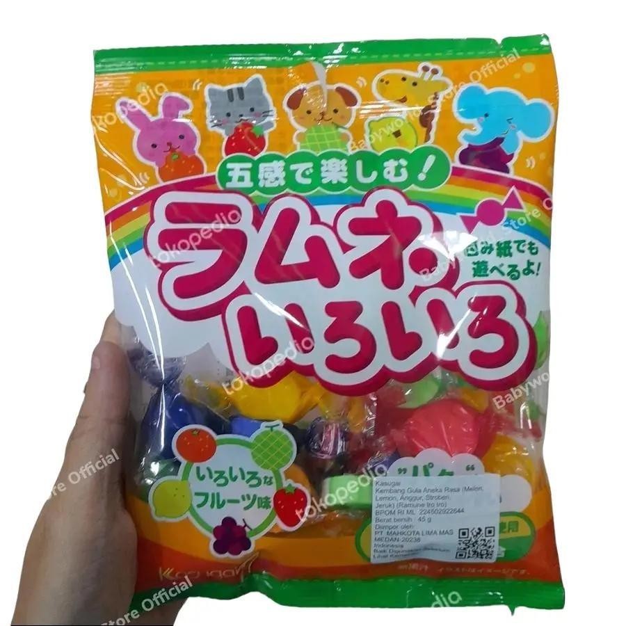 

Kasugai Ramune Iro Iro Permen Aneka Rasa Buah IMPORT Jepang 45gr