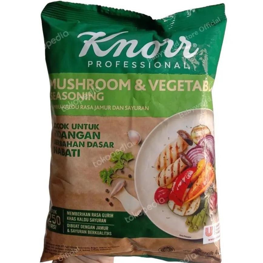 

Knorr Professional Mushroom & Vegetable Seasoning Kaldu Rasa Jamur & Sayuran 400gr