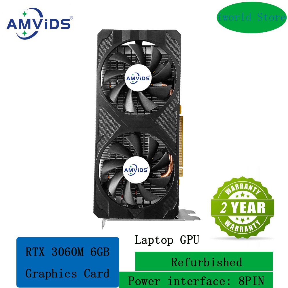 RTX 3060 6G Graphics Card GDDR6 192Bit Non LHR Mining Video Cards for GeForce RTX 3060M Gaming Card 