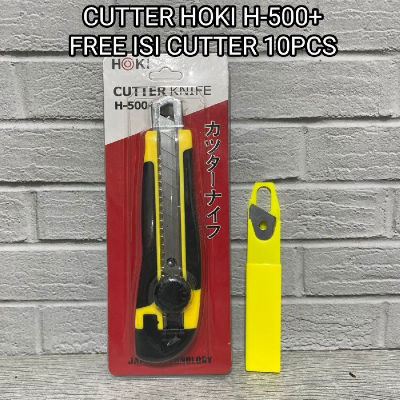 

CUTTER HOKI H500 GRATIS REFILL MATA PISAU 10PCS A100