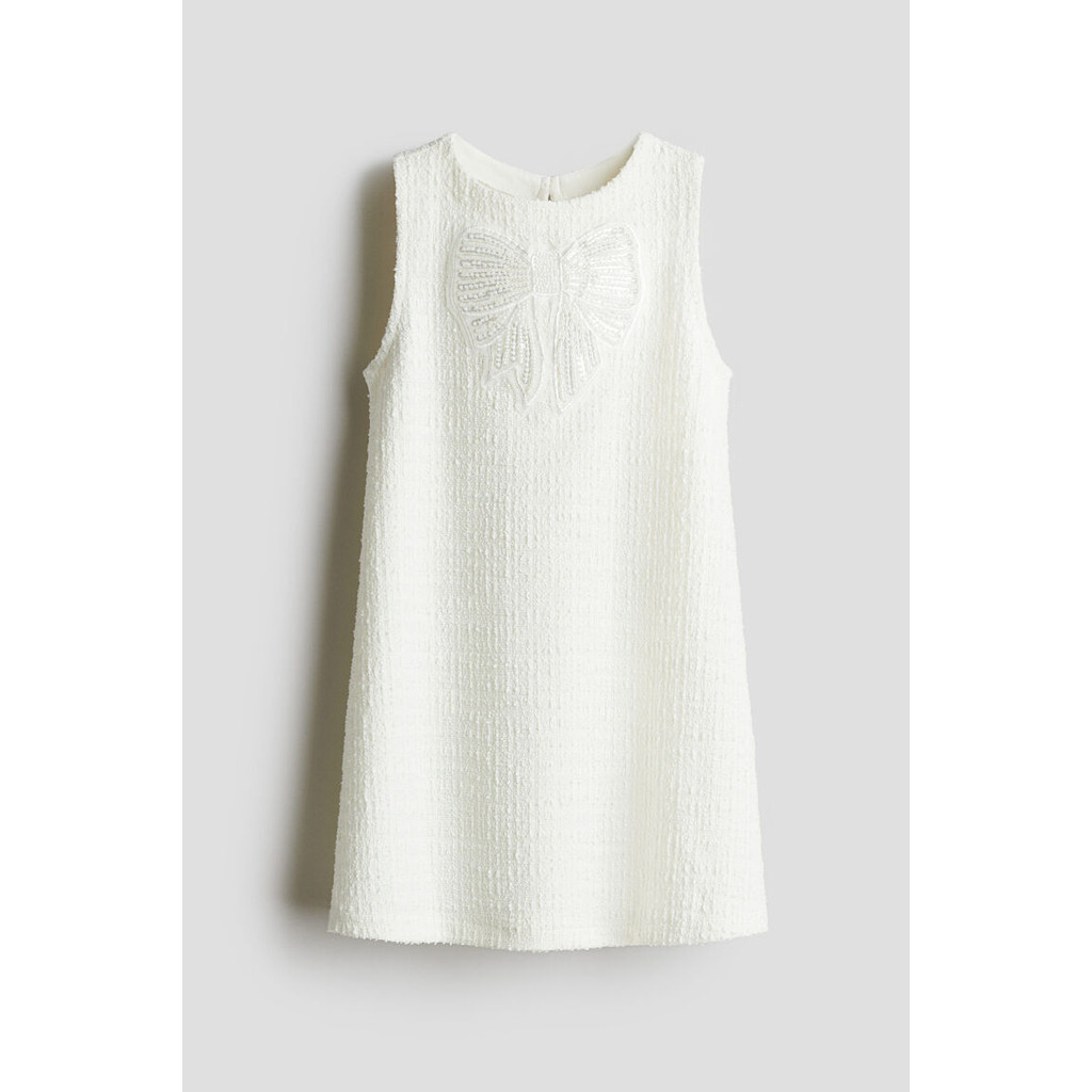 H&M Anak Perempuan Gaun Dengan Tenun Bouclé 1286166