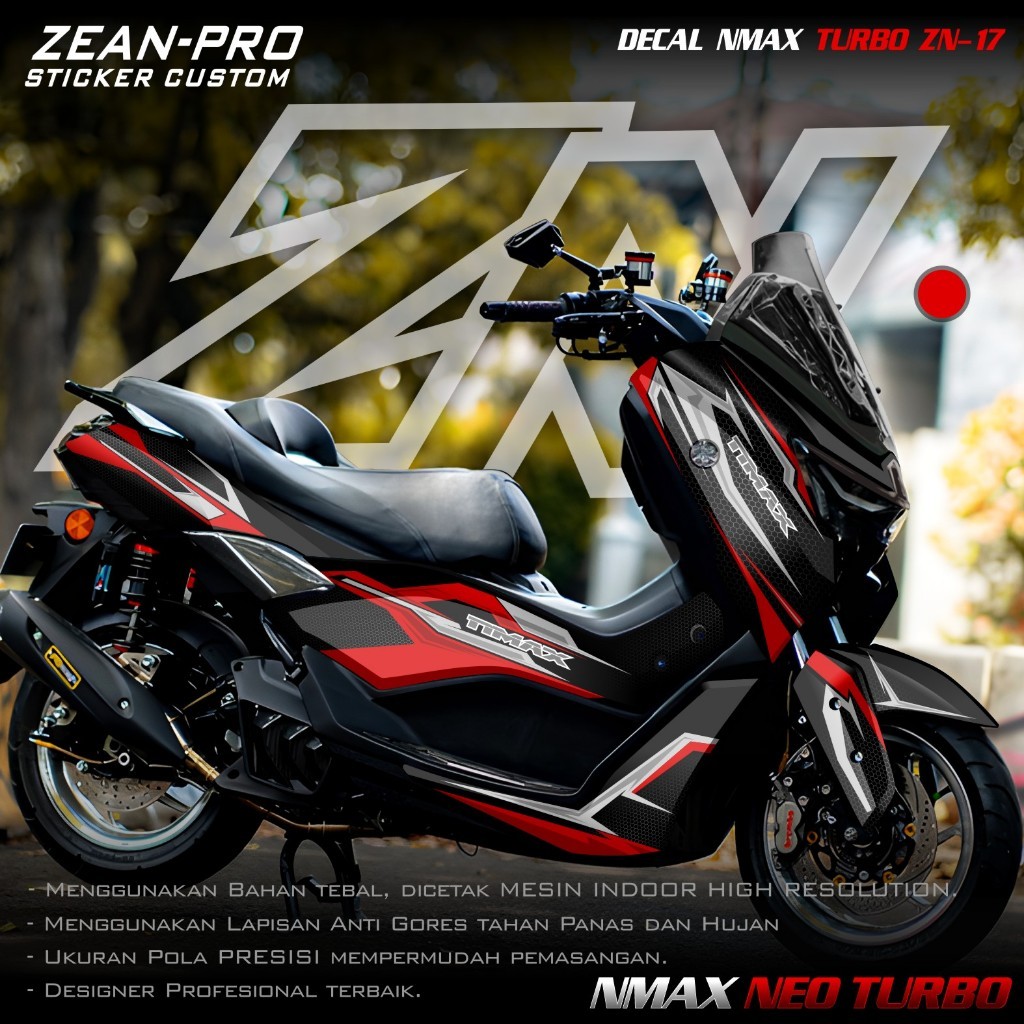 (PROMO COD) TERBARU Decal Sticker Yamaha Nmax TURBO NEO 2024 2025 Fullbody - Stiker Skotlet Variasi 