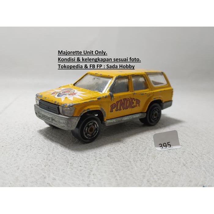 AD99 Diecast Majorette Toyota Runner Pinder Kuning Unit Only