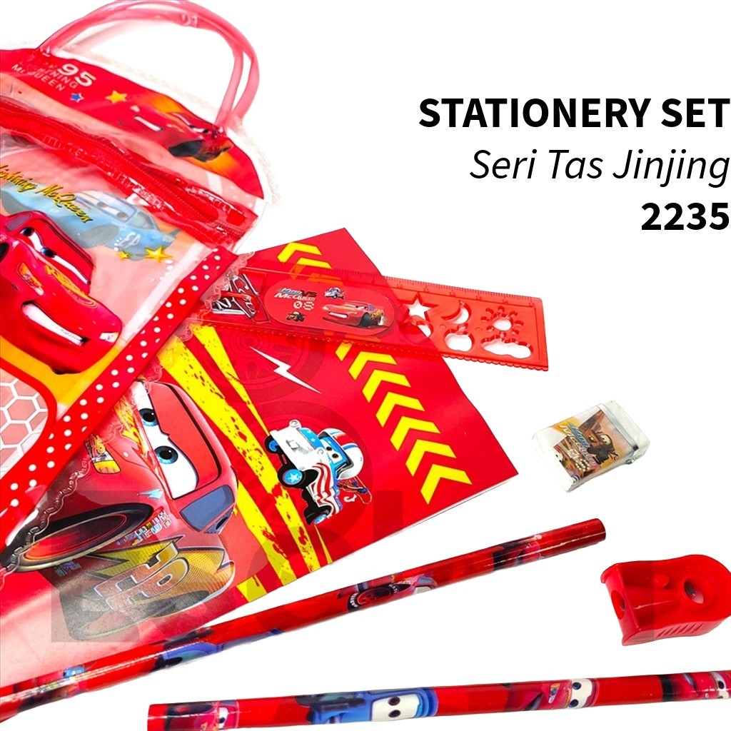 

♚Stationery set TAS 2235 /7in1 Alat tulis set TAS / Paket alat tulis / Stationery set TAS♚