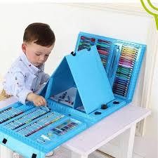 

[SR] Grosir - Crayon Set 208 Alat Mewarnai Warna Set 208pcs Pensil Warna Krayon Set