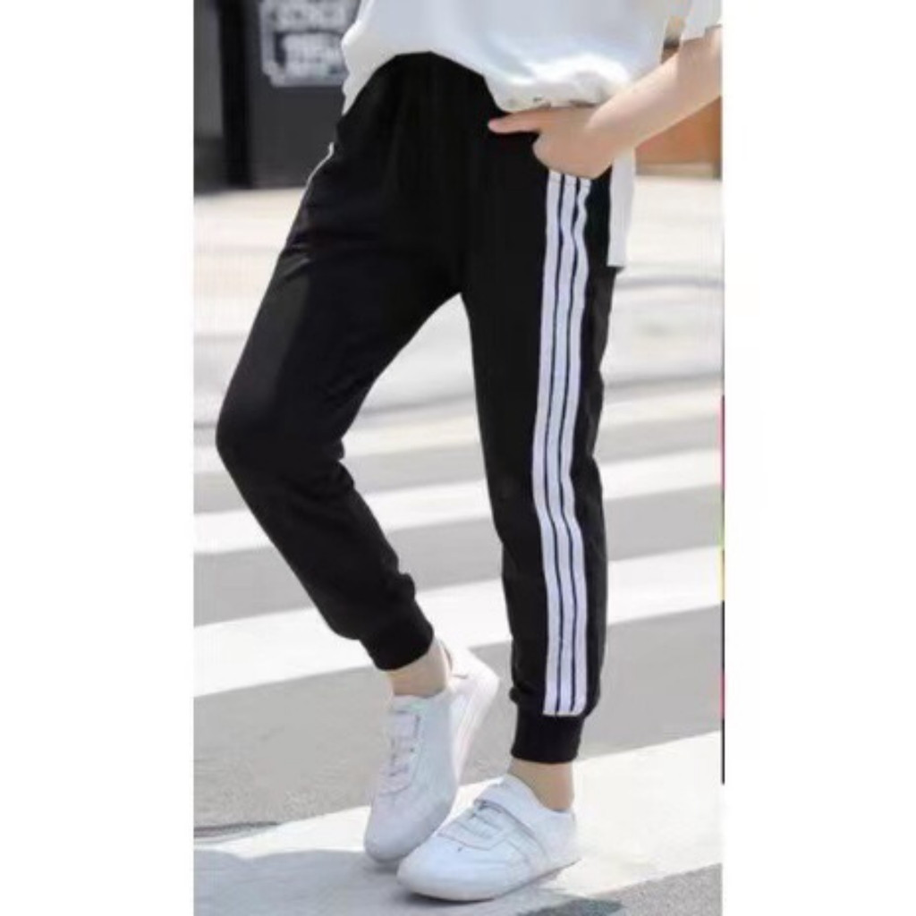 Celana Olahraga Trening Training Anak Tanggung Laki-laki Perempuan Jogger Panjang Pria Wanita Polos