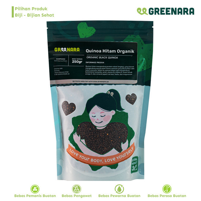 

[[ K23 - BEST SELLER ]] Quinoa Hitam 250gr / Black Quinoa