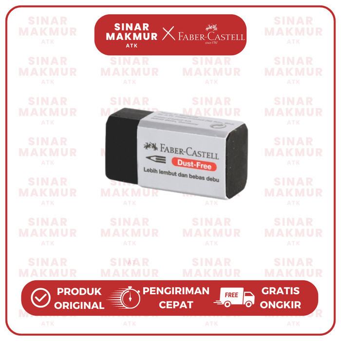 

Penghapus Pensil/Eraser Dust Free Kecil/Small Hitam/Black Faber Castell (Pcs)