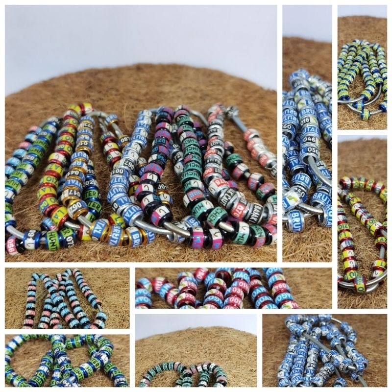 RING BURUNG MERPATI MURAI PERKUTUT LOVEBIRD SUDAH TERCETAK NAMA ....