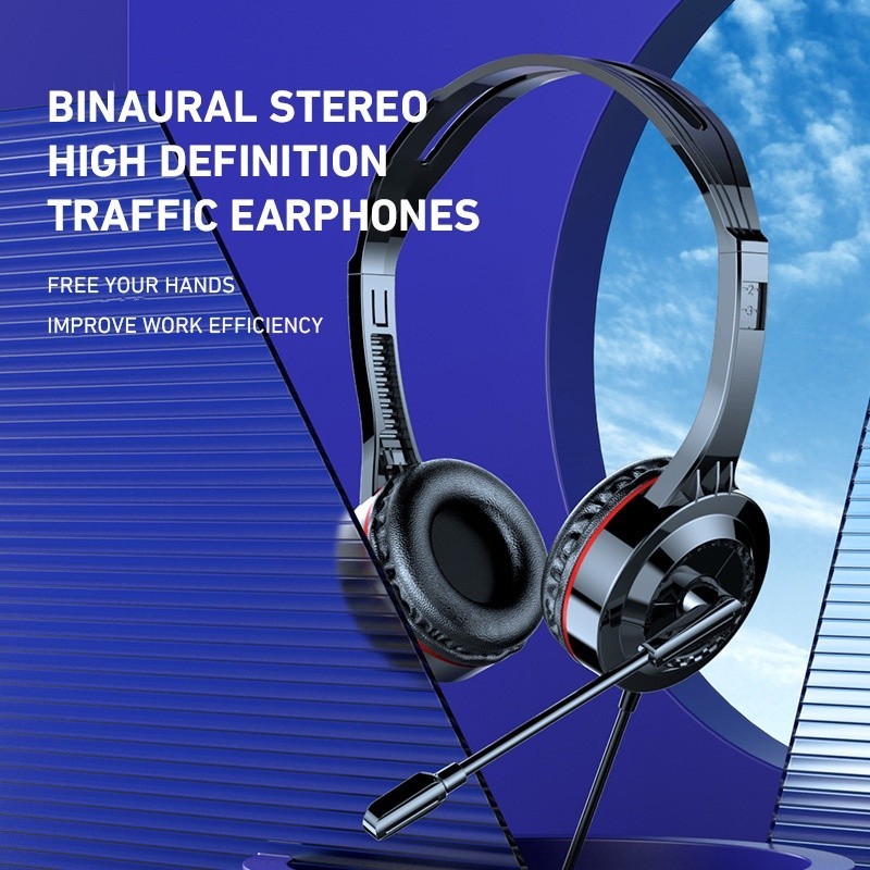 Headphone Membatalkan Kebisingan Langsung Headphone Gaming headset Kabel Stereo