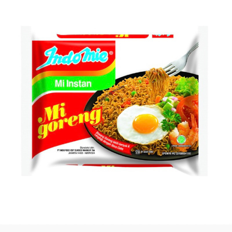 

Indomie Mi Goreng Mie Instan 85gr