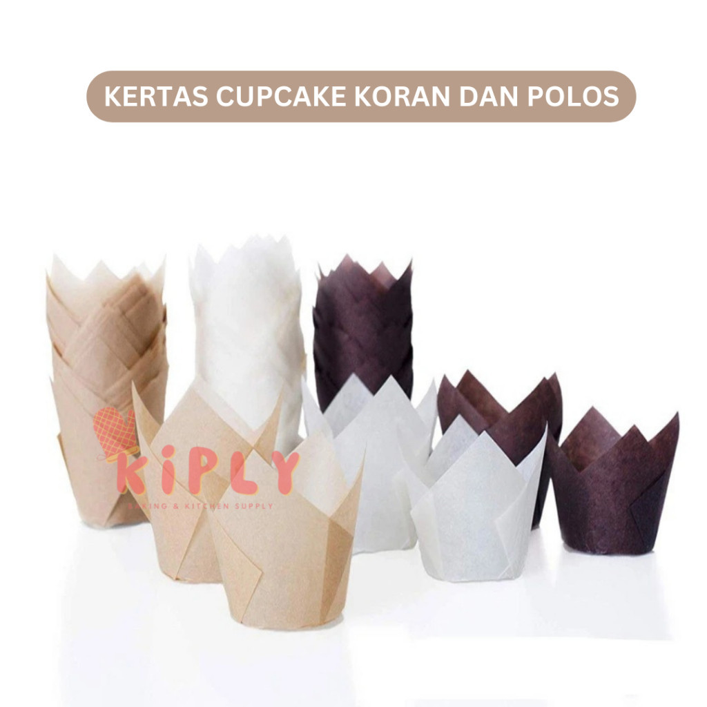 (10 pcs) Kertas cupcake koran dan polos/Paper Cup Muffin/Kertas Minyak Muffin /Kertas Cup Cake Muffi