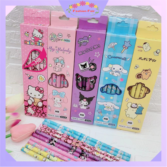 

FASHION FAIR - S6290 Alat Tulis Sekolah Karakter Lucu / Pensil Motif Karakter / Cute Pensil Belajar Isi 12 PCS / Pensil Box Isi 12 PCS