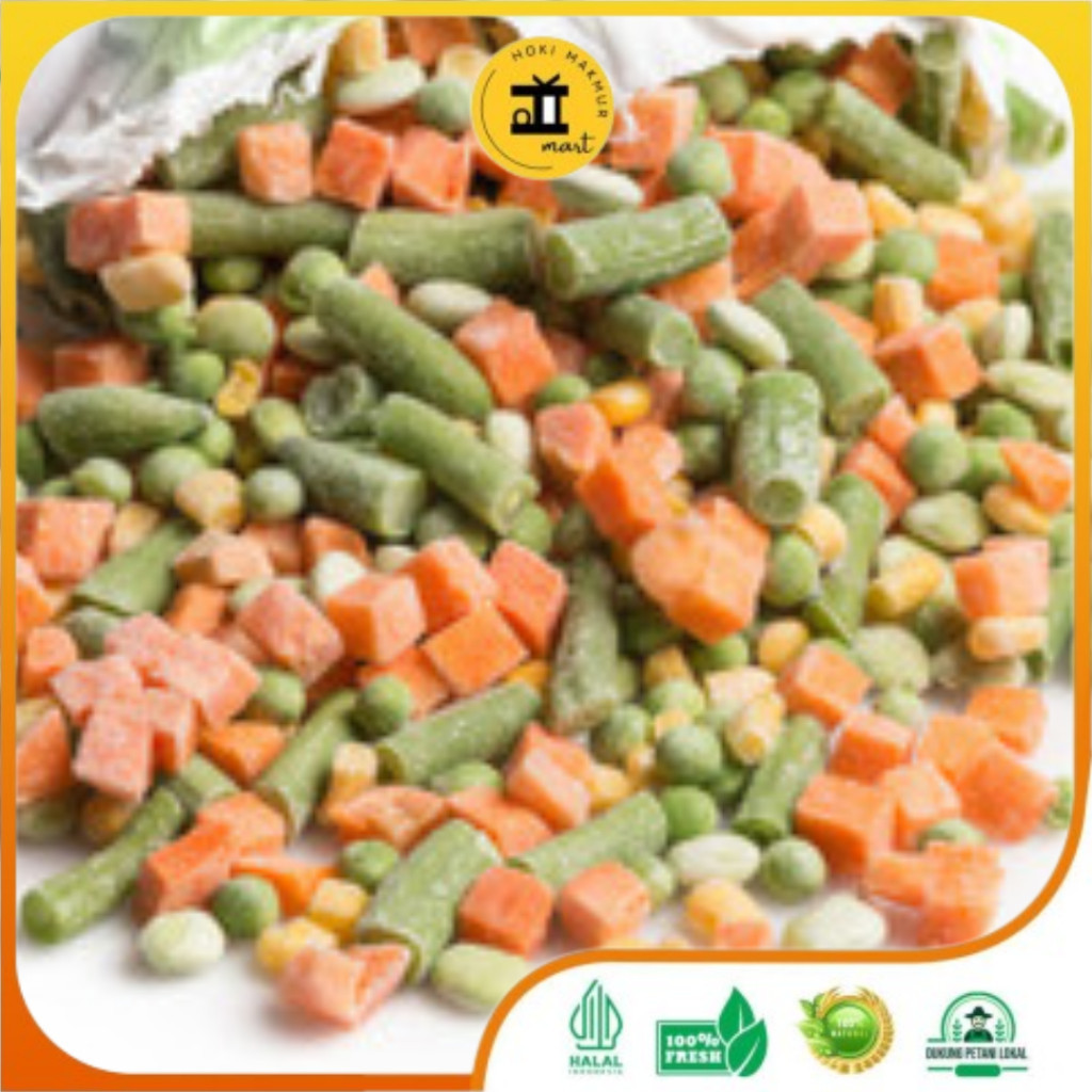 VEGETABLE MIX FROZEN | SAYUR MIX FROZEN PREMIUM 1 KG | SAYUR CAMPURAN FROZEN PREMIUM | VEGETABLE MIX