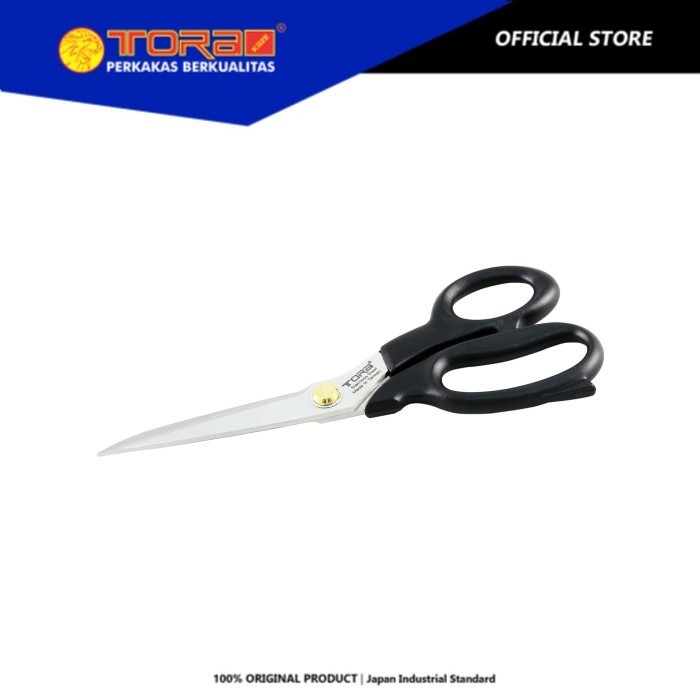 

TORA Gunting Potong Kain 8.5 Inch - Gunting Tekstil Bahan Kain - Stainless Scissor - TAIWAN
