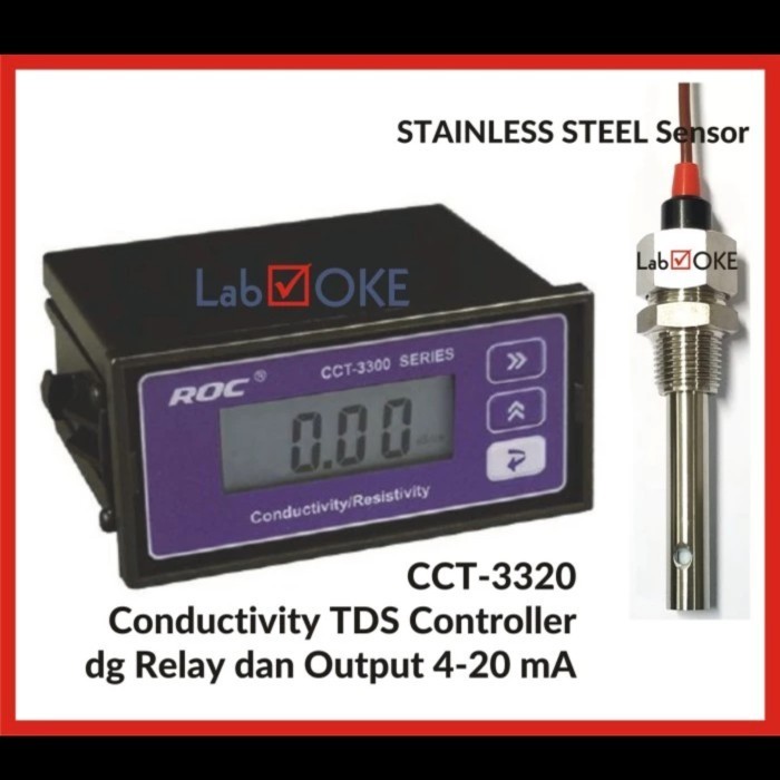 Conductivity TDS Monitor Controller Transmitter CCT-3320 CREATEC ROC