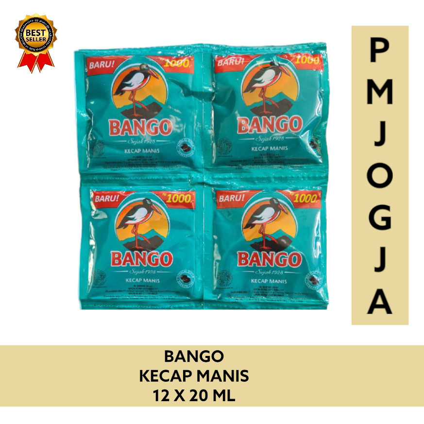 

BANGO Kecap manis 20 ml Renteng Renceng 12 x 20ml .