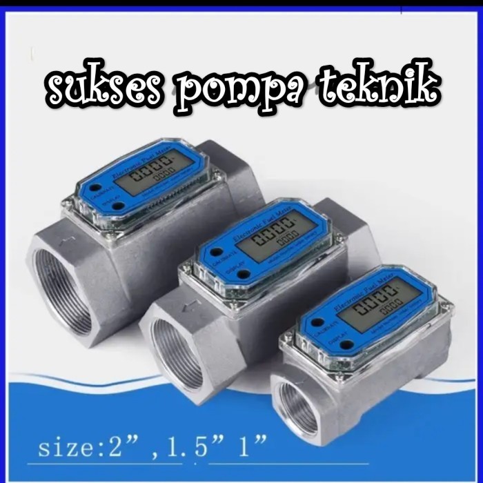 Flow meter solar Digital Flow meter Bbm Digital 2 inch Digital turbine