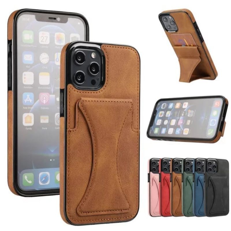 IPHONE 15 PRO MAX / 14 PRO MAX / 13 PRO MAX / 12 PRO MAX / 11 PRO MAX SOFT CASE COVER CASING LEATHER