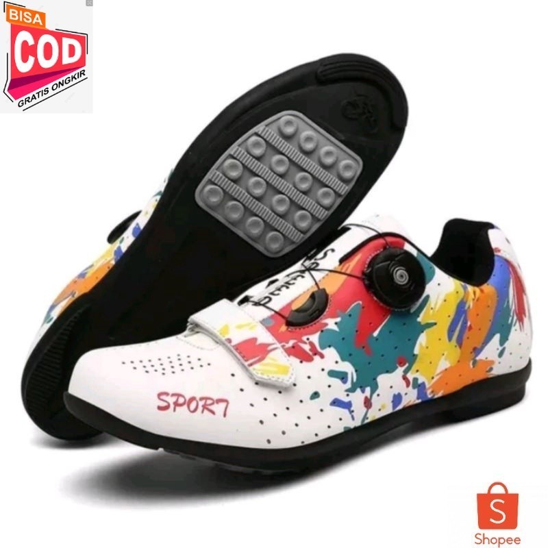 Speed Sepatu Sepeda Non Cleat Sepatu Gowes Non cleat bicycle Shoes