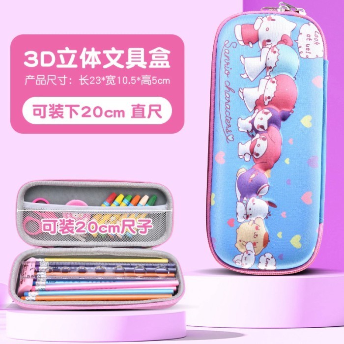 

NEW! BEST SELLER Kotak/ Tempat Pensil Anak Perempuan Princess Anna Elsa Sofia - Sanrio Friends