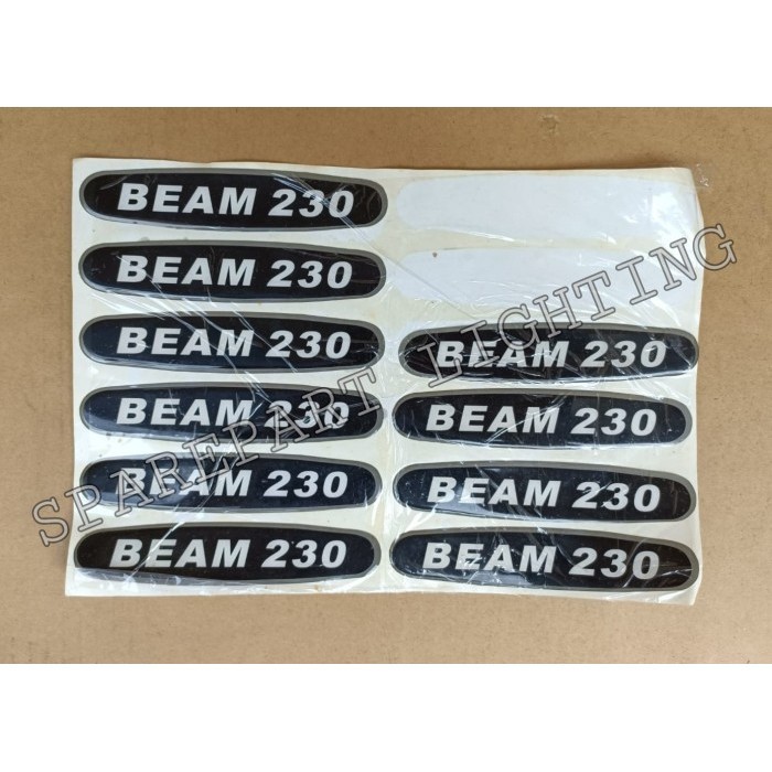 

STICKER BEAM 230 BESAR