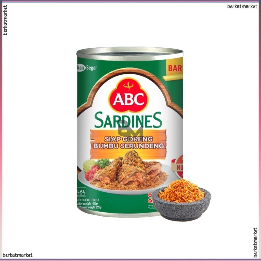 

CANNED FOOD ABC SARDINES BUMBU SERUNDENG 155G