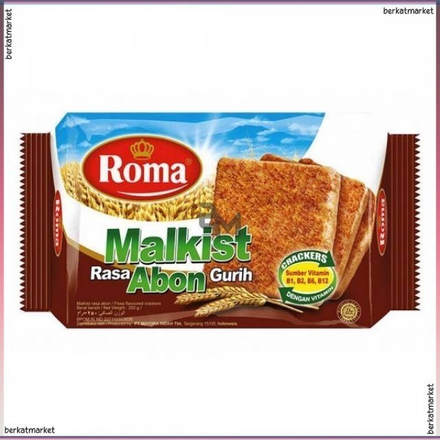 

BISCUIT ABON ROMA CRACKERS MALKIST ABON SAPI 135G