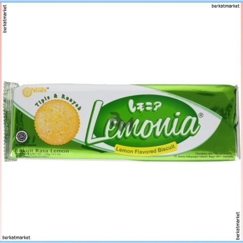 

LEMON BISCUITS NISSIN LEMONIA COOKIES 130G BISKUIT TIPIS RASA LEMON