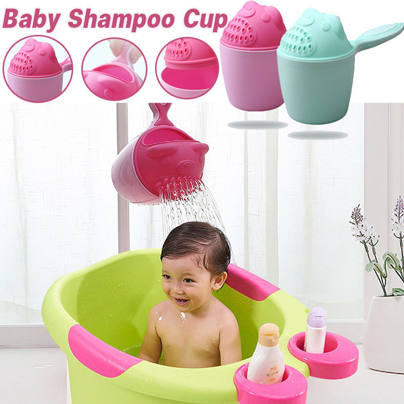 Shower Cangkir Sampo Bayi Multifunction Gayung Mandi Keramas Baby Shampoo Shower Cup