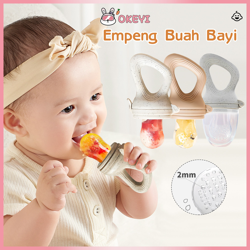 Okeyi Dot Buah Empeng Bayi Mpasi Multifungsi Baby Fruit Feeder Original Bpa Free Premium