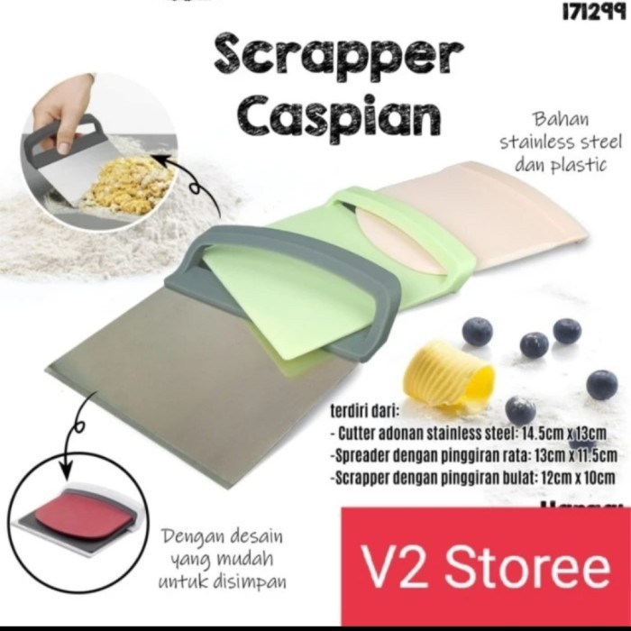 

TERJUAL Scrapper Kue/Cake Lifter Bahan Stainless - Varian B